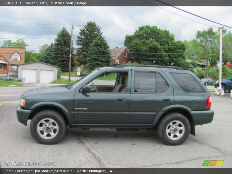 Mistral Green / Beige 2004 Isuzu Rodeo S 4WD