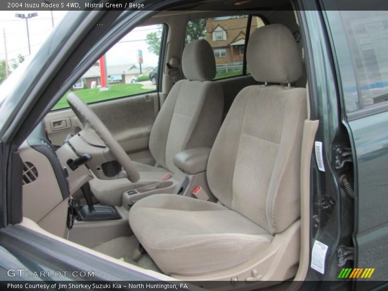 Mistral Green / Beige 2004 Isuzu Rodeo S 4WD