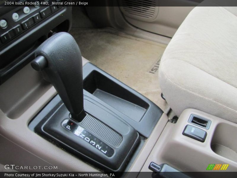Mistral Green / Beige 2004 Isuzu Rodeo S 4WD