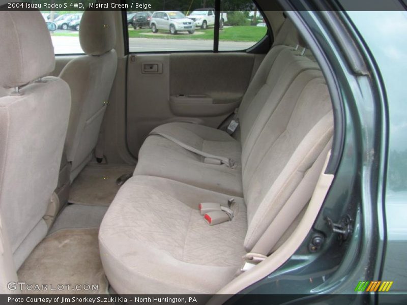 Mistral Green / Beige 2004 Isuzu Rodeo S 4WD