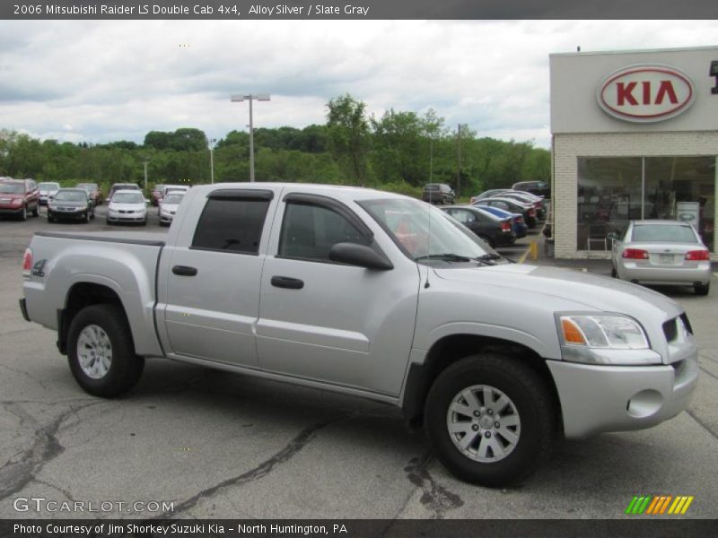 Alloy Silver / Slate Gray 2006 Mitsubishi Raider LS Double Cab 4x4