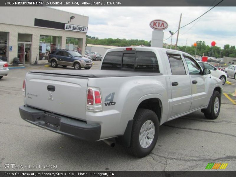 Alloy Silver / Slate Gray 2006 Mitsubishi Raider LS Double Cab 4x4