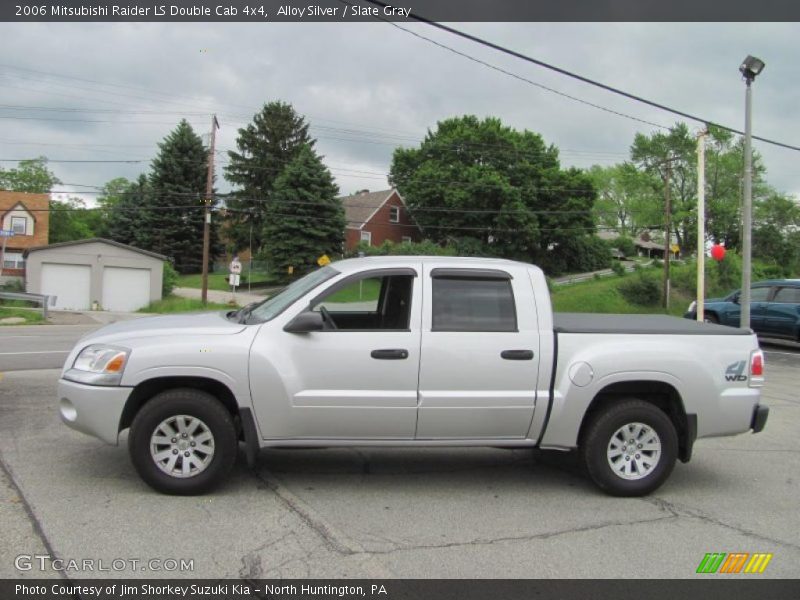 Alloy Silver / Slate Gray 2006 Mitsubishi Raider LS Double Cab 4x4