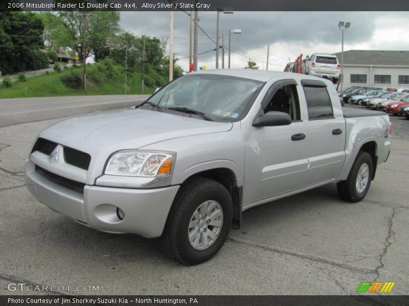 Alloy Silver / Slate Gray 2006 Mitsubishi Raider LS Double Cab 4x4