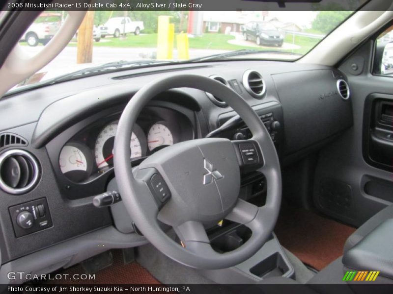 Alloy Silver / Slate Gray 2006 Mitsubishi Raider LS Double Cab 4x4