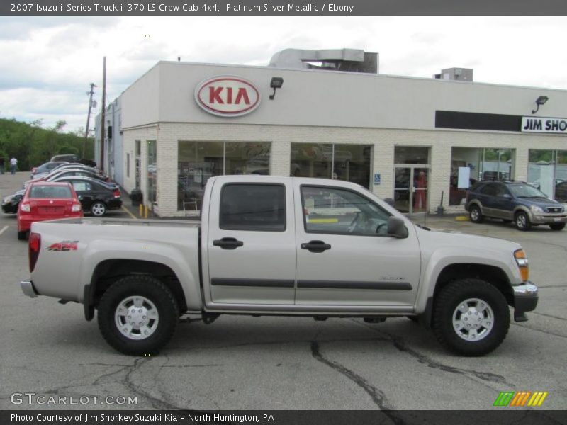 Platinum Silver Metallic / Ebony 2007 Isuzu i-Series Truck i-370 LS Crew Cab 4x4
