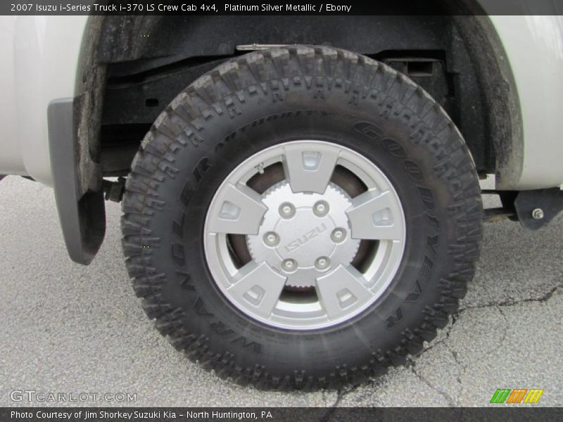Platinum Silver Metallic / Ebony 2007 Isuzu i-Series Truck i-370 LS Crew Cab 4x4