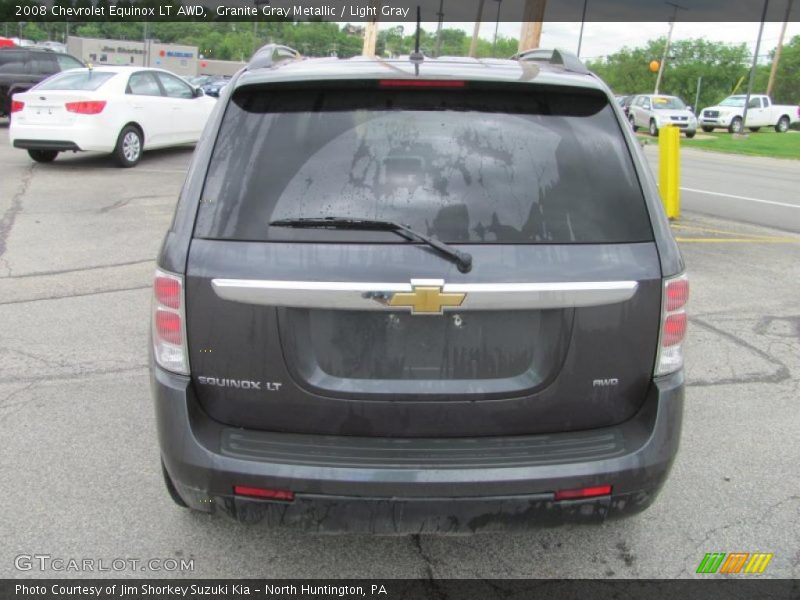 Granite Gray Metallic / Light Gray 2008 Chevrolet Equinox LT AWD