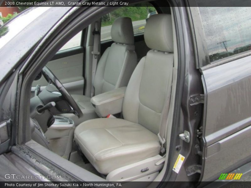 Granite Gray Metallic / Light Gray 2008 Chevrolet Equinox LT AWD