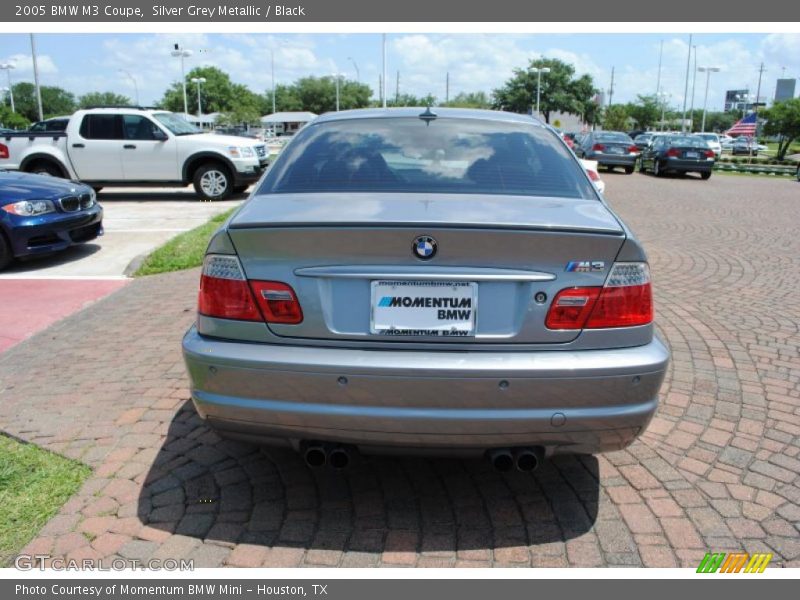 Silver Grey Metallic / Black 2005 BMW M3 Coupe