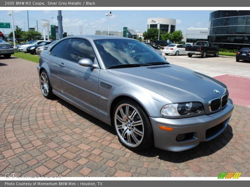 Silver Grey Metallic / Black 2005 BMW M3 Coupe
