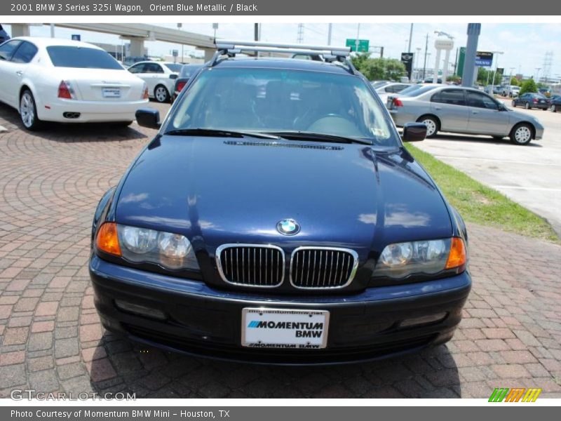 Orient Blue Metallic / Black 2001 BMW 3 Series 325i Wagon