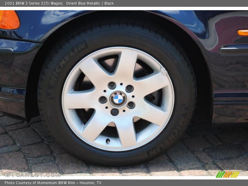 Orient Blue Metallic / Black 2001 BMW 3 Series 325i Wagon