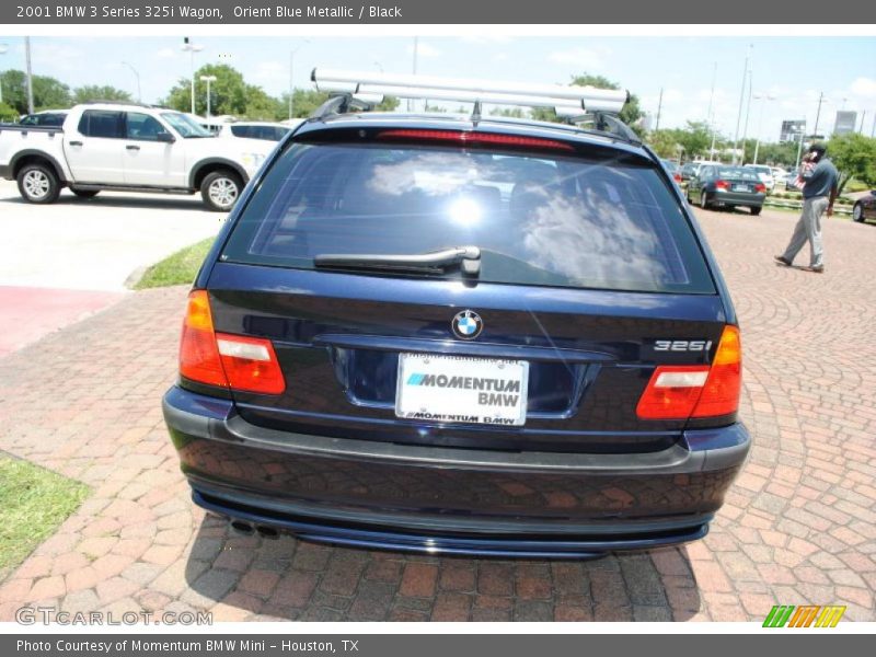 Orient Blue Metallic / Black 2001 BMW 3 Series 325i Wagon