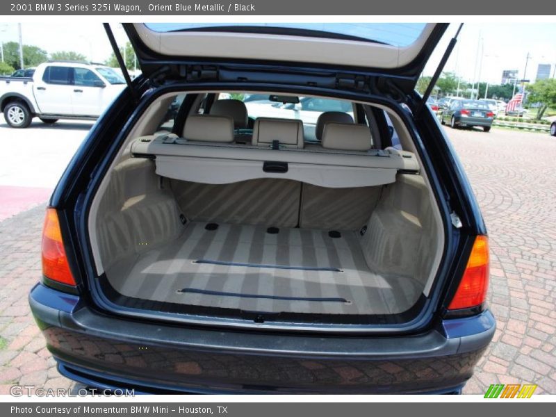 Orient Blue Metallic / Black 2001 BMW 3 Series 325i Wagon