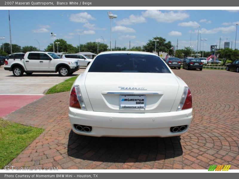 Bianco White / Beige 2007 Maserati Quattroporte