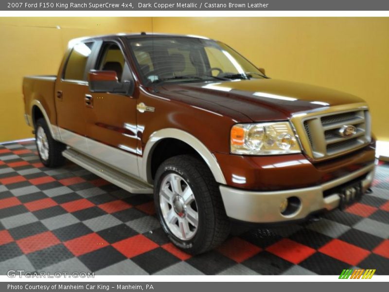 Dark Copper Metallic / Castano Brown Leather 2007 Ford F150 King Ranch SuperCrew 4x4