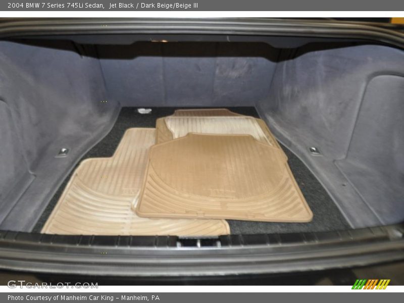 Jet Black / Dark Beige/Beige III 2004 BMW 7 Series 745Li Sedan
