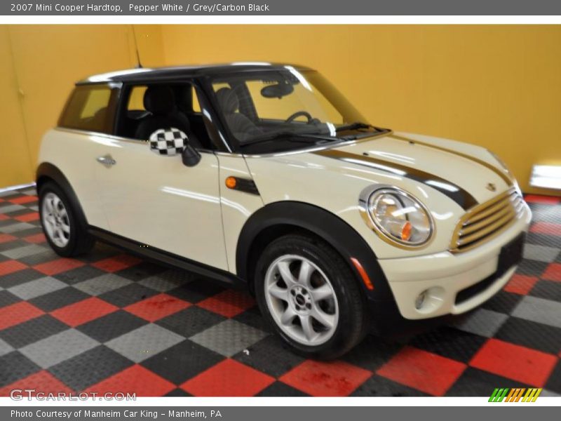 Pepper White / Grey/Carbon Black 2007 Mini Cooper Hardtop