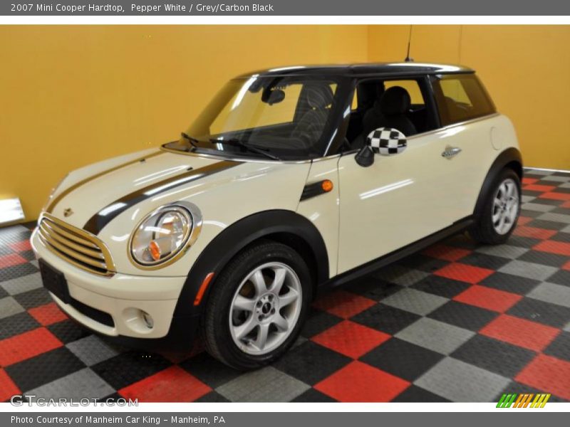 Pepper White / Grey/Carbon Black 2007 Mini Cooper Hardtop