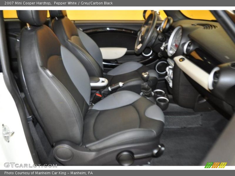 Pepper White / Grey/Carbon Black 2007 Mini Cooper Hardtop