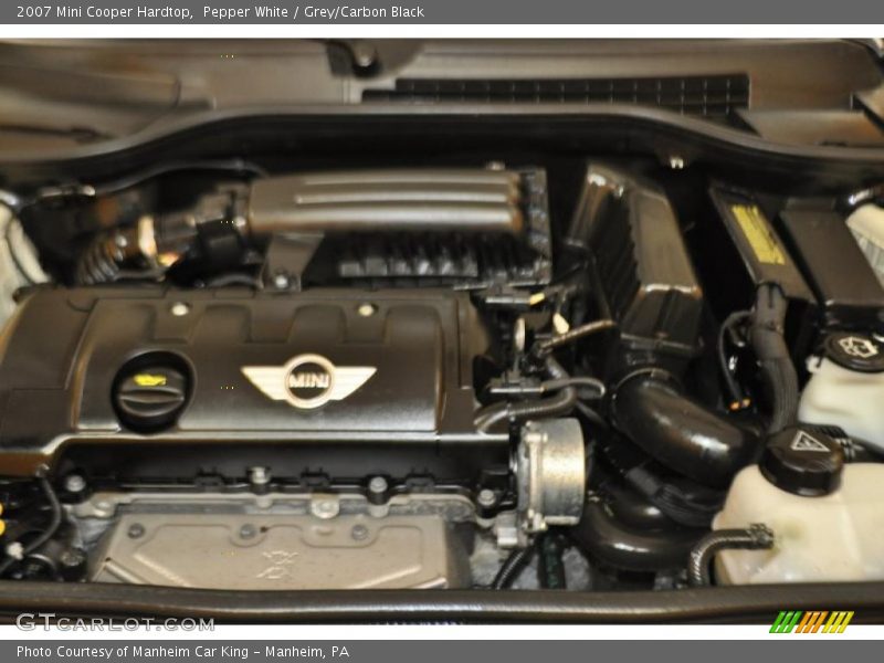 Pepper White / Grey/Carbon Black 2007 Mini Cooper Hardtop