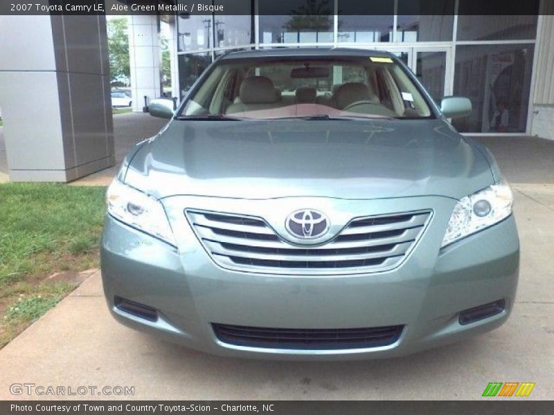 Aloe Green Metallic / Bisque 2007 Toyota Camry LE