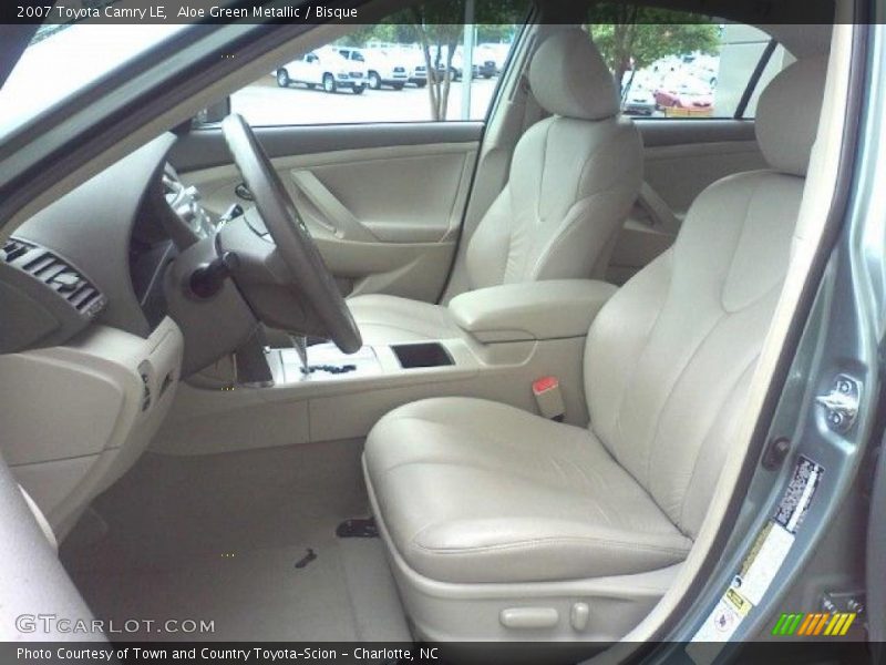 Aloe Green Metallic / Bisque 2007 Toyota Camry LE