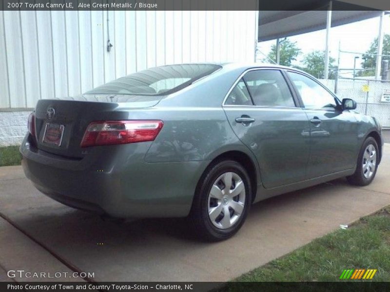 Aloe Green Metallic / Bisque 2007 Toyota Camry LE