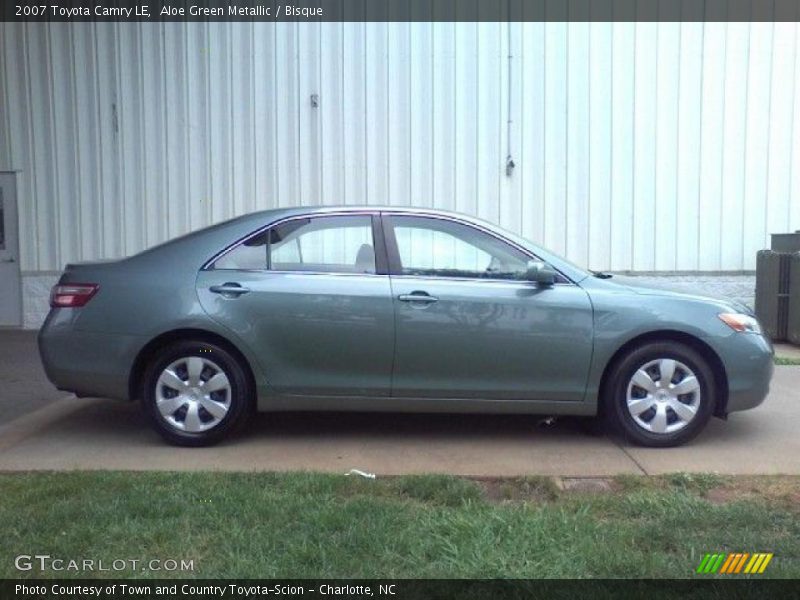 Aloe Green Metallic / Bisque 2007 Toyota Camry LE