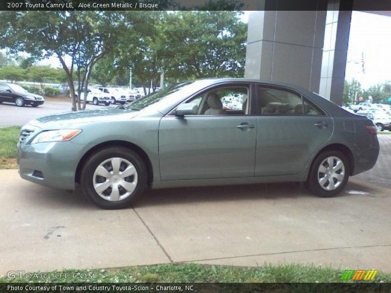 Aloe Green Metallic / Bisque 2007 Toyota Camry LE