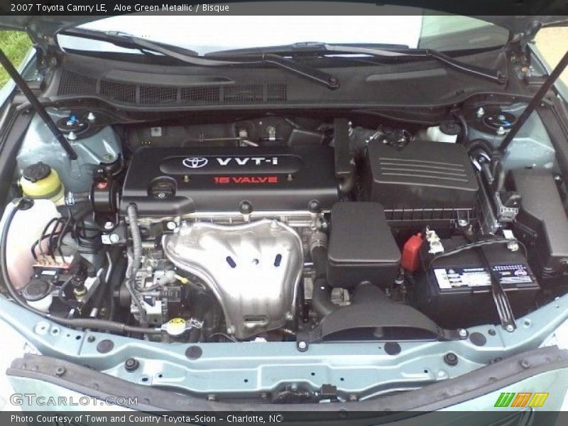 Aloe Green Metallic / Bisque 2007 Toyota Camry LE