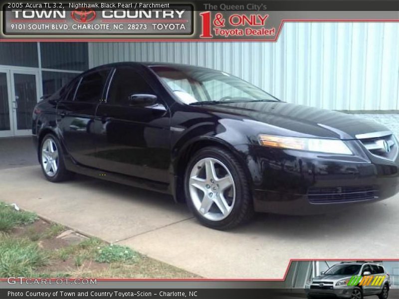 Nighthawk Black Pearl / Parchment 2005 Acura TL 3.2
