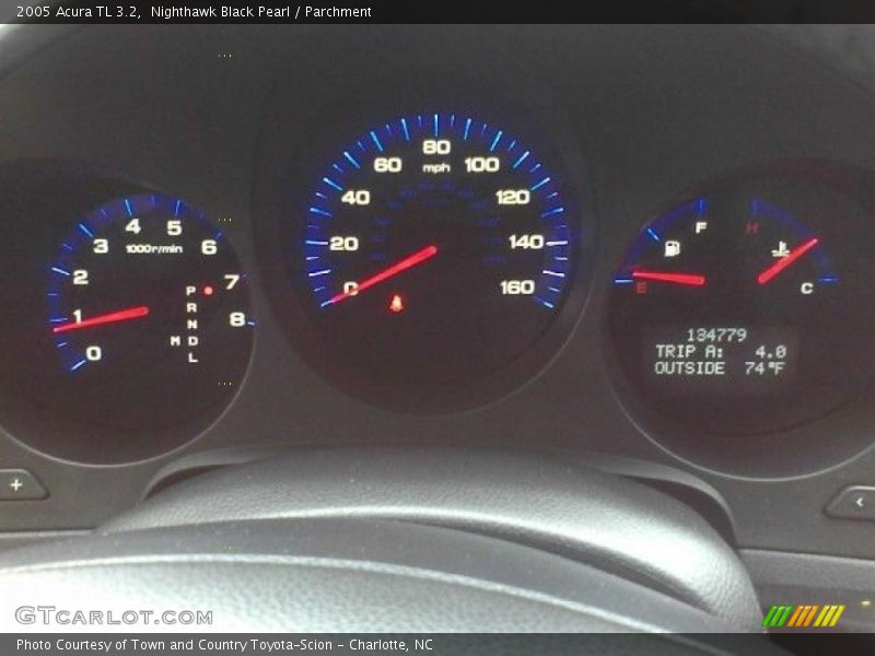 Nighthawk Black Pearl / Parchment 2005 Acura TL 3.2