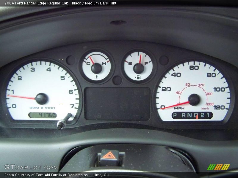 Black / Medium Dark Flint 2004 Ford Ranger Edge Regular Cab