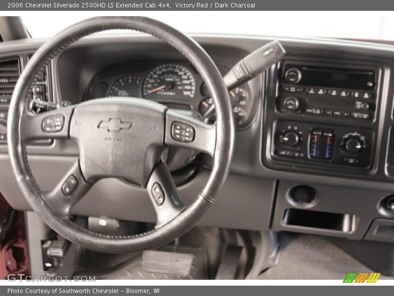 Victory Red / Dark Charcoal 2006 Chevrolet Silverado 2500HD LS Extended Cab 4x4
