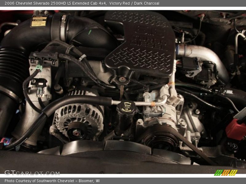 Victory Red / Dark Charcoal 2006 Chevrolet Silverado 2500HD LS Extended Cab 4x4