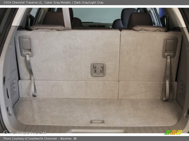 Cyber Gray Metallic / Dark Gray/Light Gray 2009 Chevrolet Traverse LS