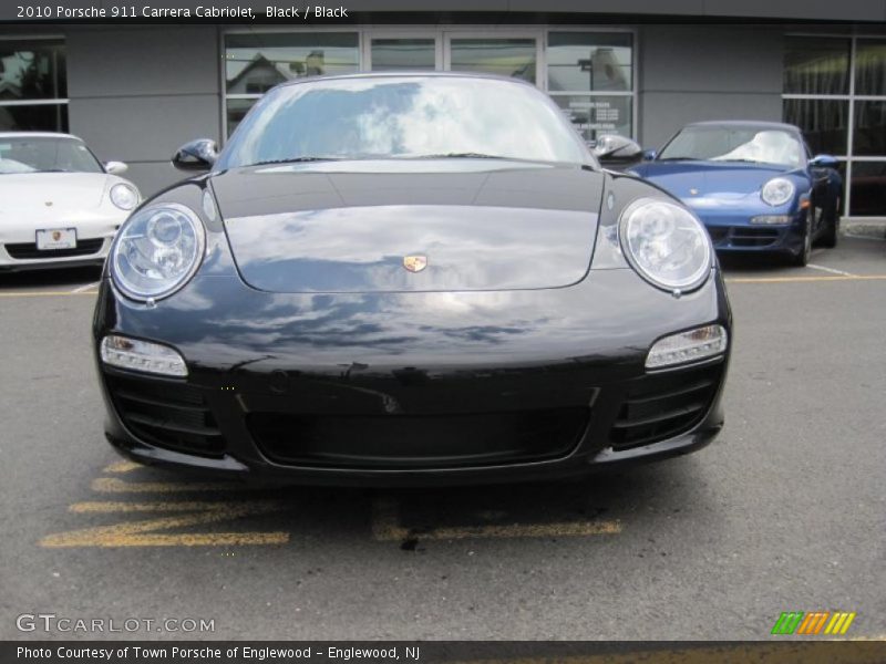 Black / Black 2010 Porsche 911 Carrera Cabriolet