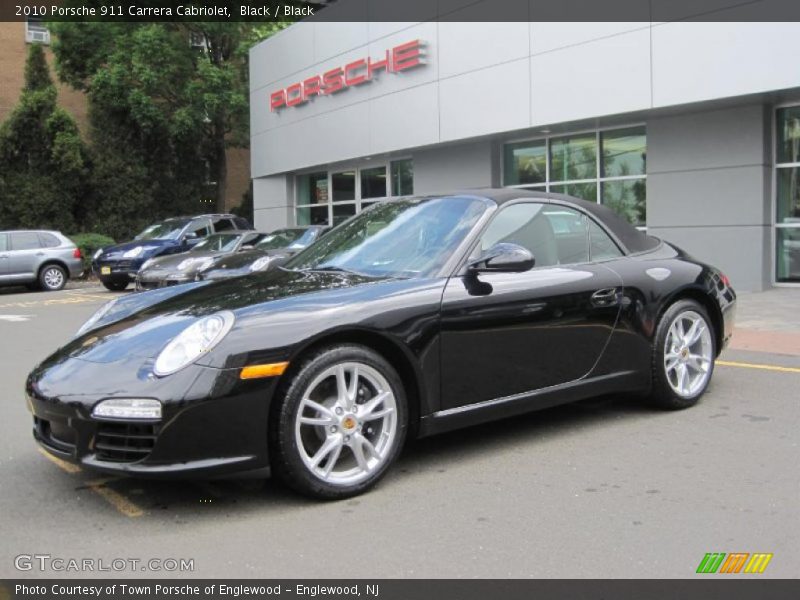 Black / Black 2010 Porsche 911 Carrera Cabriolet