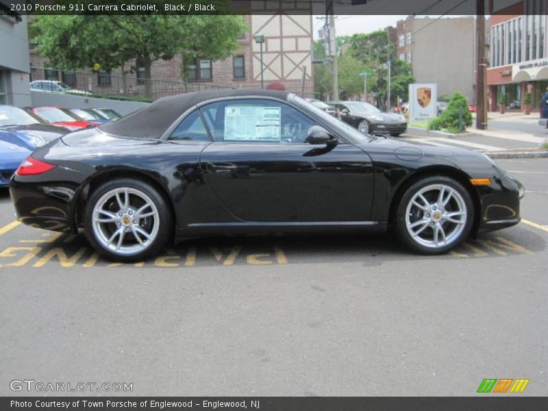 Black / Black 2010 Porsche 911 Carrera Cabriolet