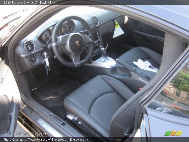 Black / Black 2010 Porsche Cayman S