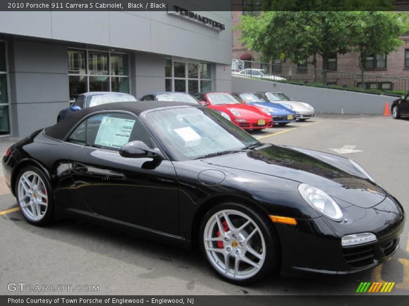 Black / Black 2010 Porsche 911 Carrera S Cabriolet