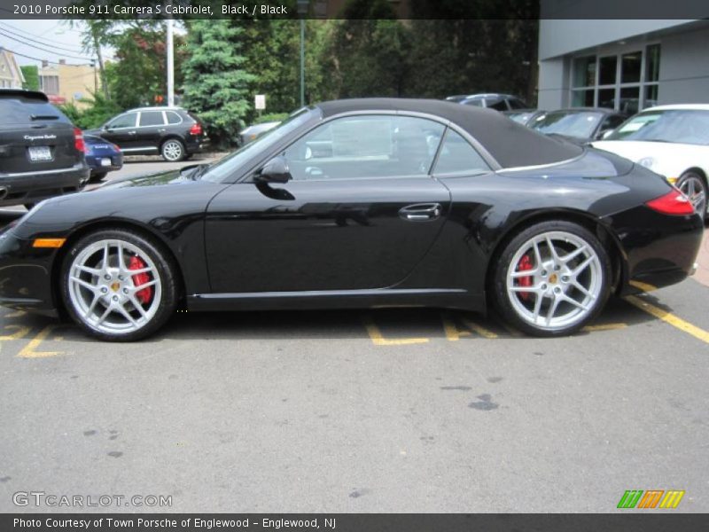 Black / Black 2010 Porsche 911 Carrera S Cabriolet