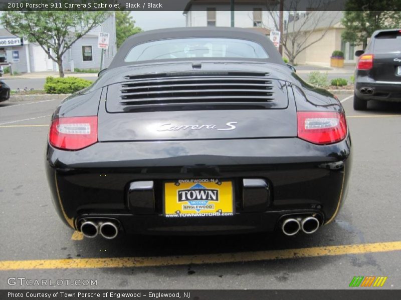 Black / Black 2010 Porsche 911 Carrera S Cabriolet