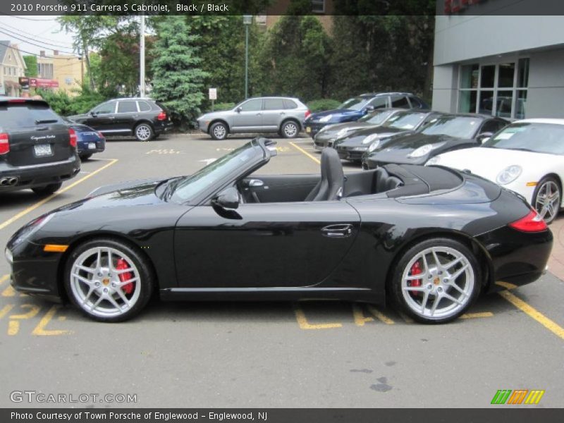 Black / Black 2010 Porsche 911 Carrera S Cabriolet