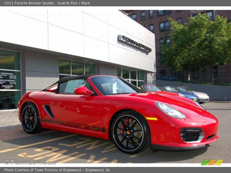 Guards Red / Black 2011 Porsche Boxster Spyder