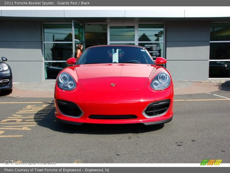 Guards Red / Black 2011 Porsche Boxster Spyder