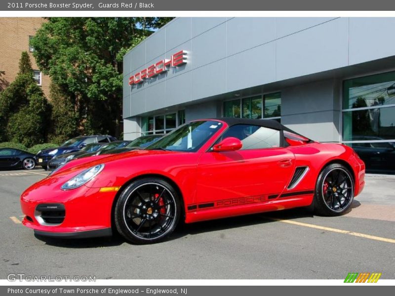 Guards Red / Black 2011 Porsche Boxster Spyder