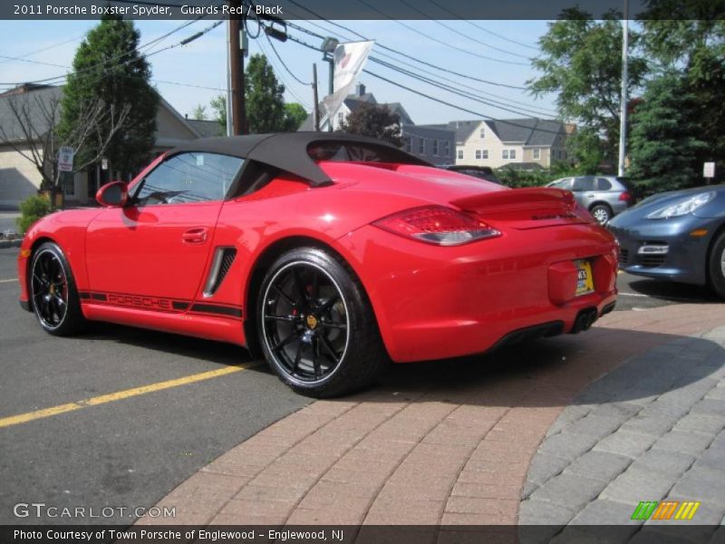 Guards Red / Black 2011 Porsche Boxster Spyder